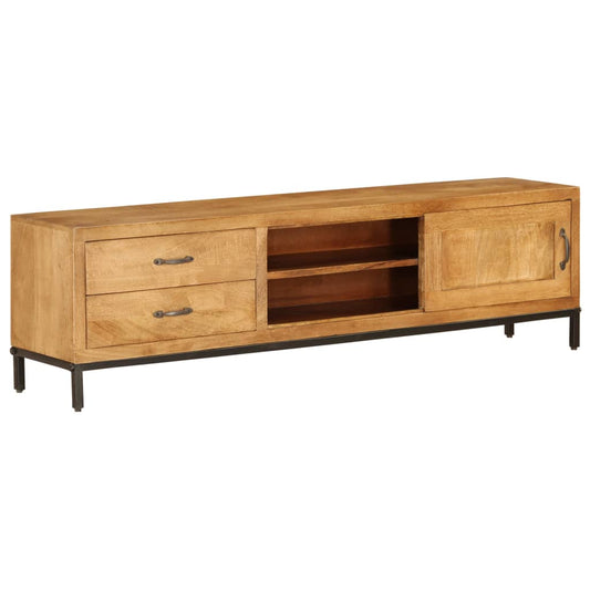 TV-Schrank Mangoholz Massiv 140 x 30 x 40 cm